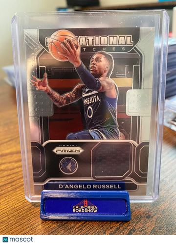 2022 Panini Prizm D'Angelo Russell Prizm Memorabilia