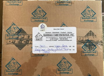 2001 UD Golf BBCE wrapped Factory Sealed Case