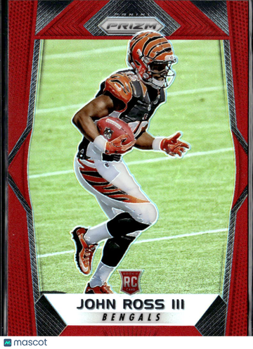 John Ross III 2017 Panini Prizm Red Cincinnati Bengals