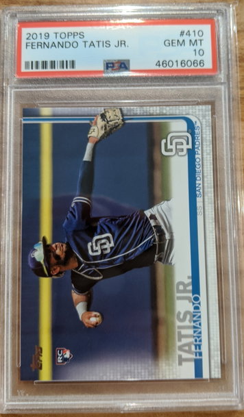 2019 Topps Series 2 Fernando Tatis Jr. 410 PSA 10