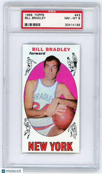 1969 Topps Bill Bradley #43 8 PSA 8