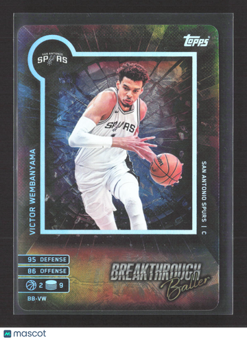 2025 Topps Match Attax Breakthrough Baller Victor Wembanyama #BB-VW