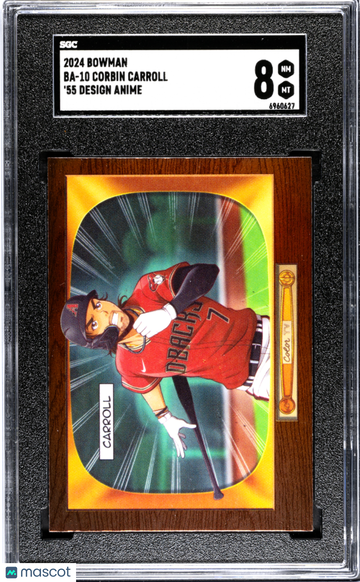 2024 Bowman Corbin Carroll #BA-10 '55 Anime SGC 8