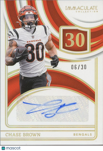 2024 Chase Brown Panini Authentic