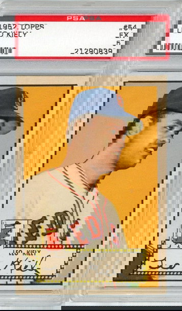 1952 Topps Leo Kiely Red Back #54 PSA 5 P1279