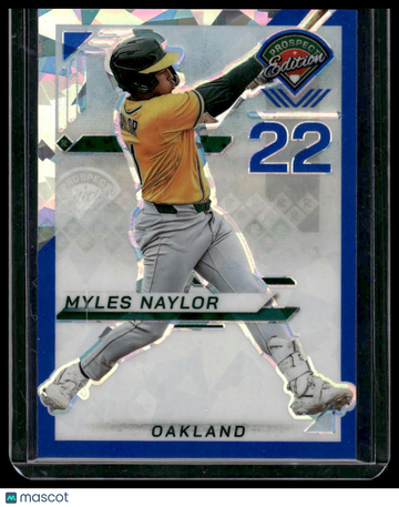 2025 Panini Prizm Prospect Edition Myles Naylor #156 Blue /299