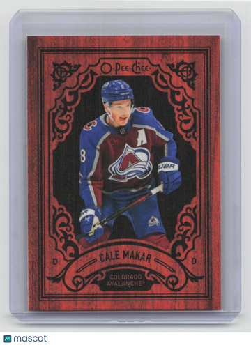 2023-24 O-Pee-Chee Wood Cale Makar #W-MA