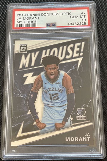 Ja Morant 2019 Donruss Optic My House RC PSA 10