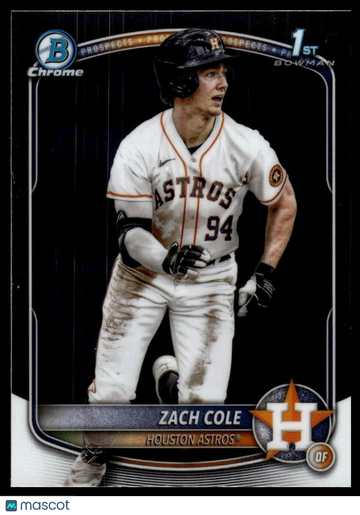 2025 Bowman Chrome Zach Cole #BCP-244 Bowman Chrome Prospects