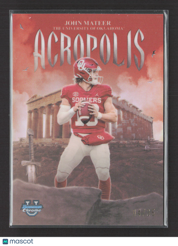2025 Bowman Chrome Acropolis John Mateer #A-4 /25