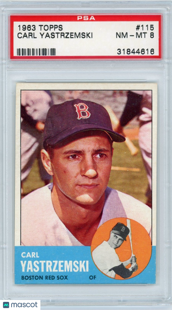 1963 Topps Carl Yastrzemski #115 PSA 8
