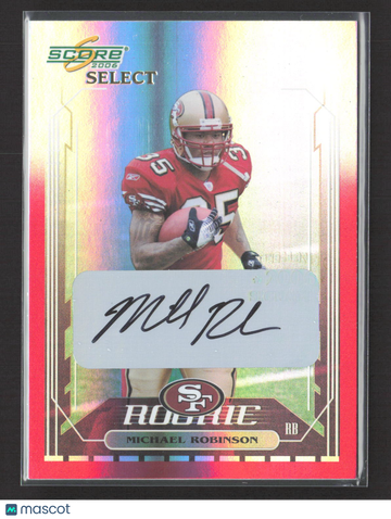 2006 Score Select Michael Robinson #381 Red