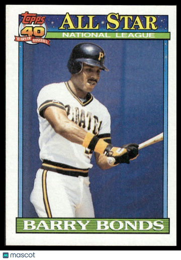 1991 Topps Barry Bonds #401
