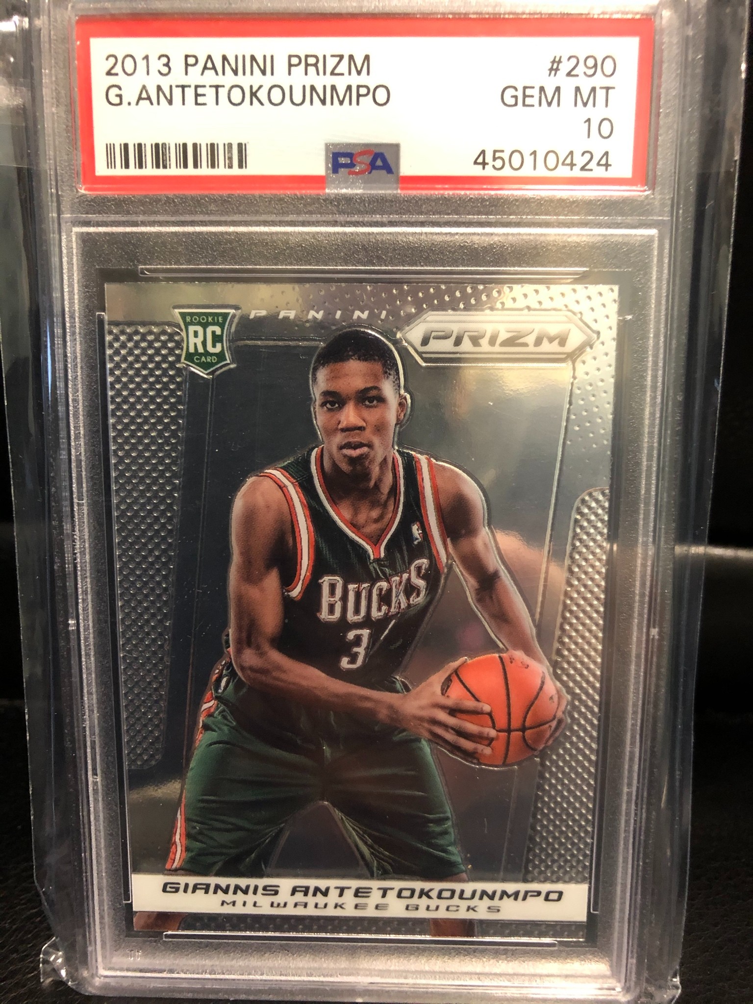 Giannis 2013 Prizm PSA 10