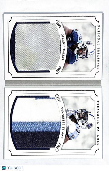 2017 Panini National Treasures Treasured Patches Delanie Walker #5 Patch Game-Used Memorabilia