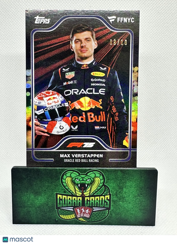 2025 Topps F1 Fanatics Fest NYC Max Verstappen #17 /10 Fanatics Fest NYC 2023 Exclusive