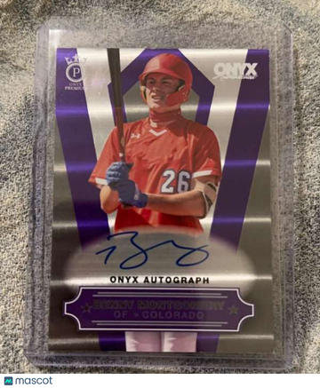 2022 Onyx Premium - Silver Foil Benny Montgomery #OP-BM