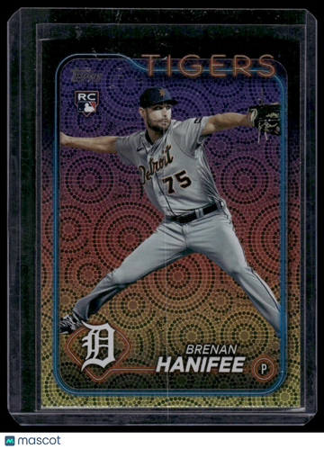 2024 Topps Chrome Brenan Hanifee #369 Prism Refractor RC