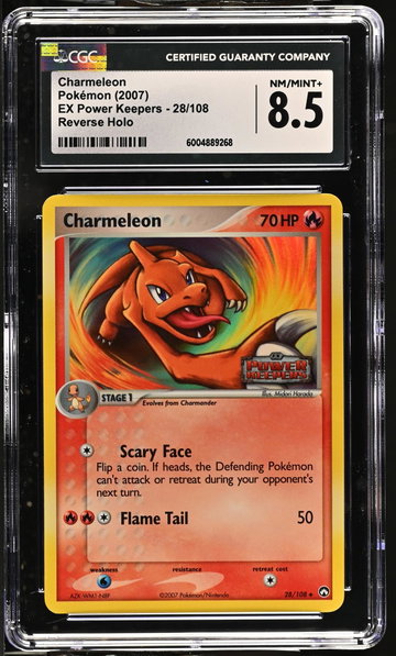 2007 #28/108 Charmeleon EX Power Keepers CGC 8.5