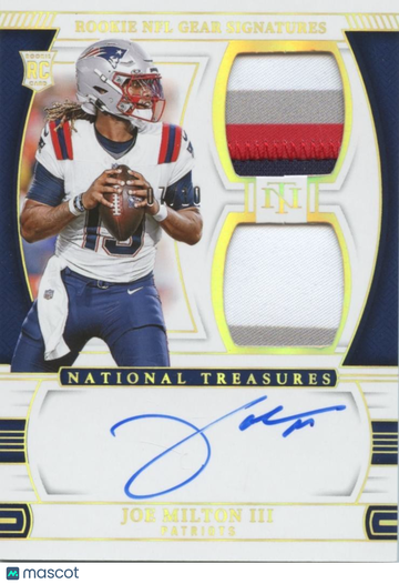 2024 Joe Milton Patch Rookie Panini Authentic