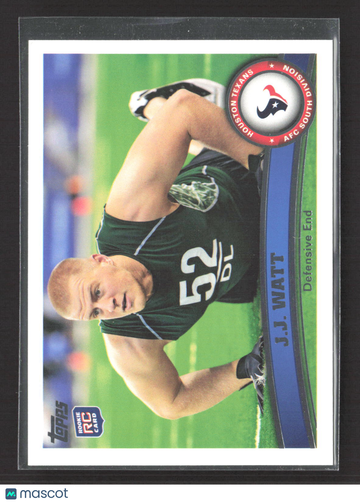 2011 Topps J.J. Watt #331 RC