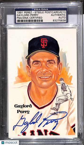 1991 Gaylord Perry PSA A Auto A