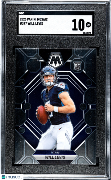 2023 Panini Mosaic Will Levis #377 Rookie SGC 10