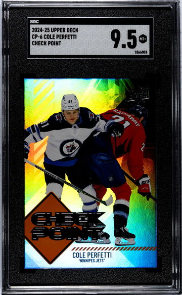 2024 Upper Deck Check Point Cole Perfetti #CP-6 SGC 9.5