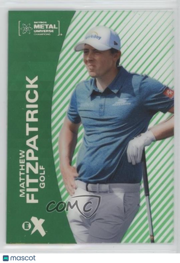 2024 Skybox Metal Universe Champions - E-X - Essential Credential Matthew Fitzpatrick #EX-14 Essential Credentials Now 2
