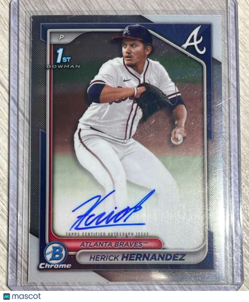 2024 Bowman Draft - Chrome Prospect Autographs Herick Hernandez #CPA-HH