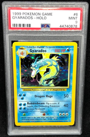 Gyarados Base Set Unlimited PSA 9 Mint