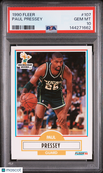 1990 Fleer Paul Pressey #107 PSA 10