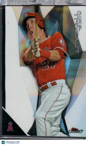 2015 Finest Mike Trout #68 Prism Refractor