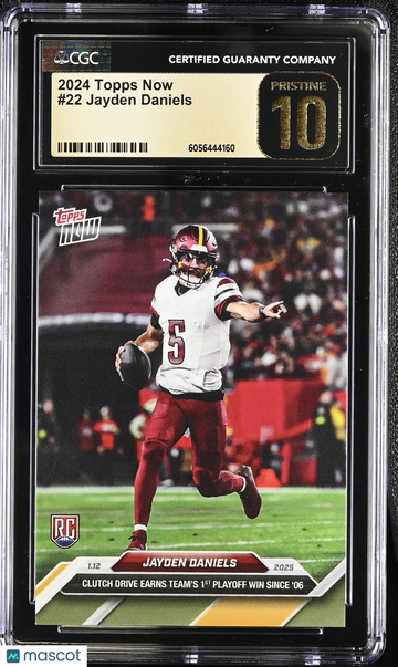 2024 Topps Now Jayden Daniels #22 CGC 10
