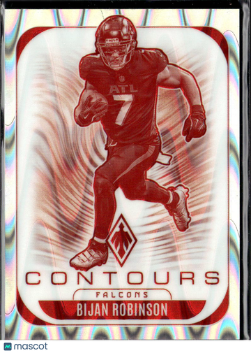Bijan Robinson 2025 Panini Phoenix Contours /99 Atlanta Falcons