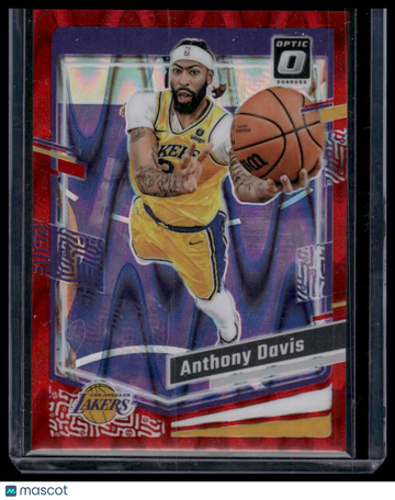 2023-24 Donruss Optic Anthony Davis #144 Red Seismic SN