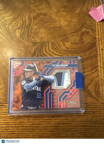 2025 Topps City Connect Pete Crow-Armstrong #CC2-PC /25 Relic Memorabilia