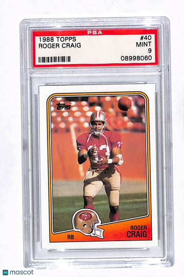 1988 Topps Roger Craig #40 PSA 9