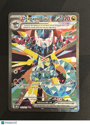 2025 Prismatic Evolutions Dragapult EX Holo Secret Rare SIR #200/167