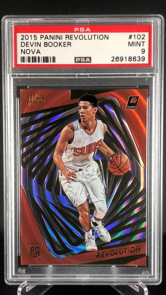 2015 PANINI REVOLUTION NOVA #102 DEVIN BOOKER ROOKIE RC SUNS PSA 9 