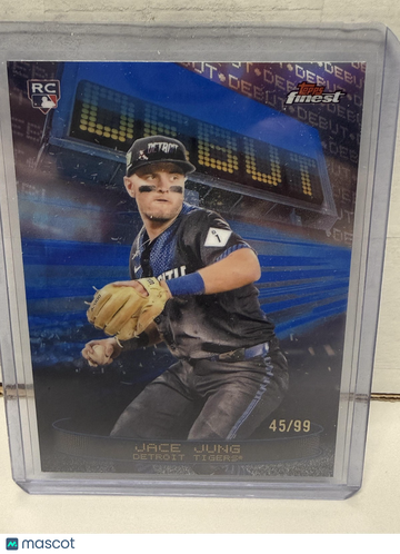 2025 Finest Jace Jung #D-5 Debut Blue SN