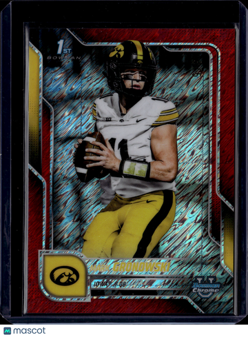 2024 Topps Bowman University Chrome Mark Gronowski #127 /5