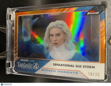 2026 Topps Finest Marvel Studios The Fantastic Four First Steps Sue Storm Screen Moments 18/25 #SM-19