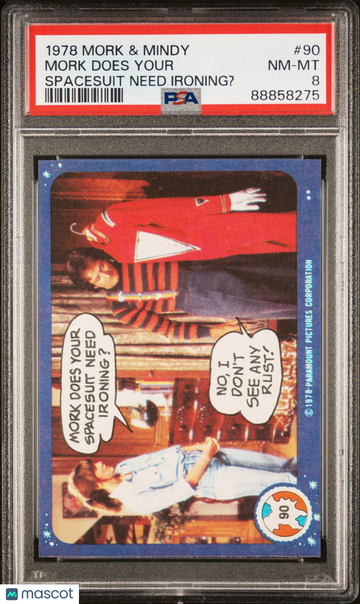 1978 Topps Mork & Mindy Mork Does Your #90 PSA 8