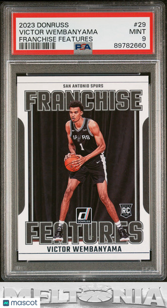 2023-24 Donruss Victor Wembanyama #29 Franchise Features RC PSA 9