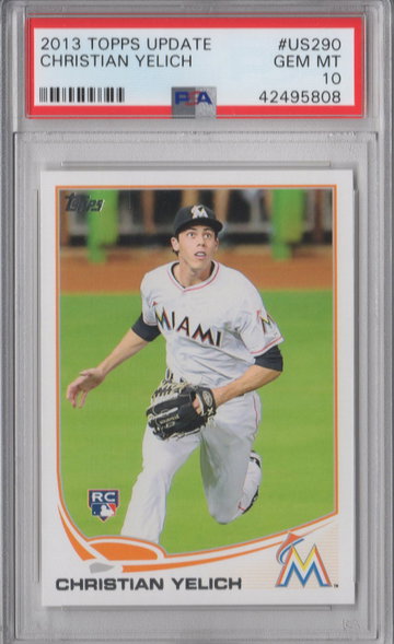2013 Topps Update Christian Yelich PSA 10