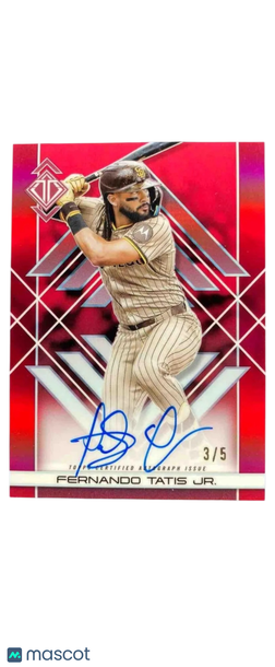 2025 Topps Transcendent Collection Fernando Tatis Jr. #TAIC-FTJ Red /5