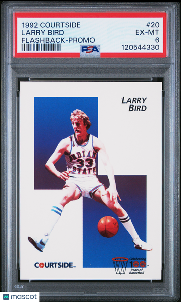 1992 Courtside Flashback Larry Bird #20 Promo PSA 6