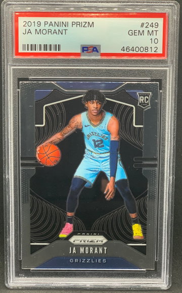 Ja Morant 2019 Panini Prizm PSA 10 Rookie 