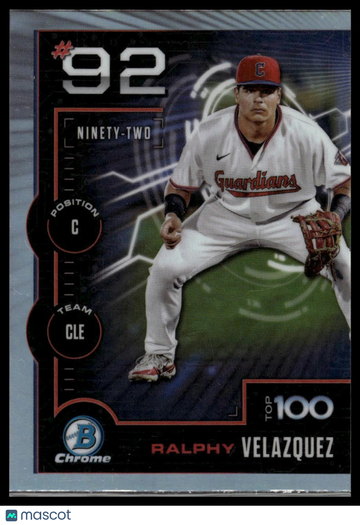 2025 Bowman Ralphy Velazquez #BTP-92 Bowman Scouts Top 100
